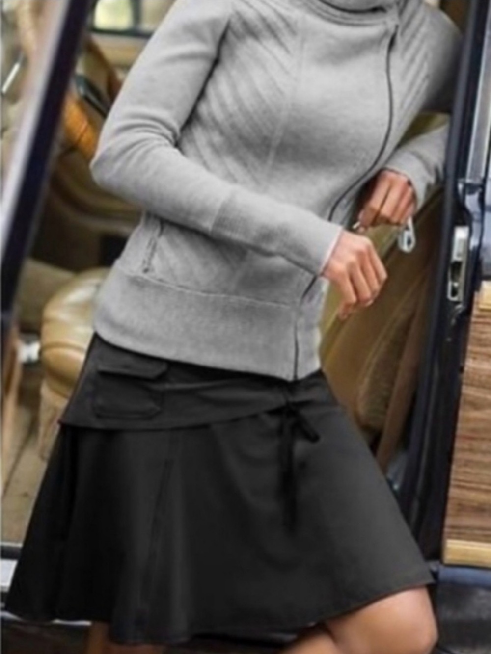 Athleta Wherever Skort Black Size 10